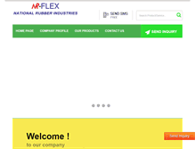 Tablet Screenshot of nationalrubberindustries.net